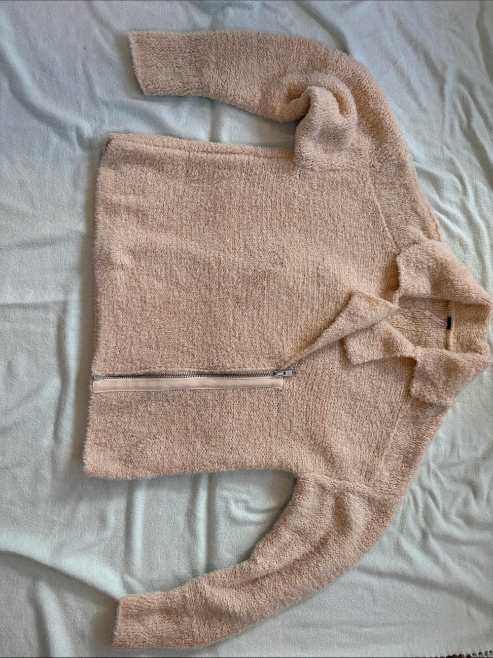 Free People wool blend sweater jacket size small